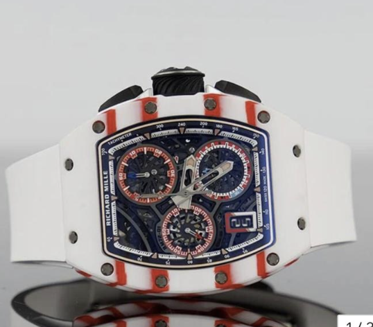 Richard Mille RM 011 White Ceramic style luxury watch example